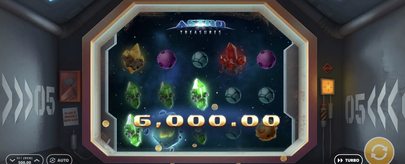 Astro Treasures: image of winning