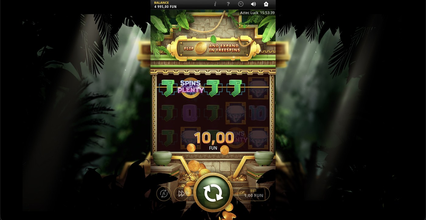 Aztec Luck: image of winning