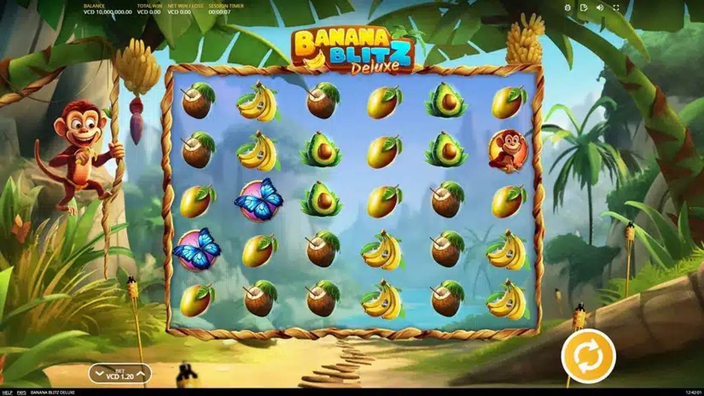 Banana Blitz Deluxe: image of main menu