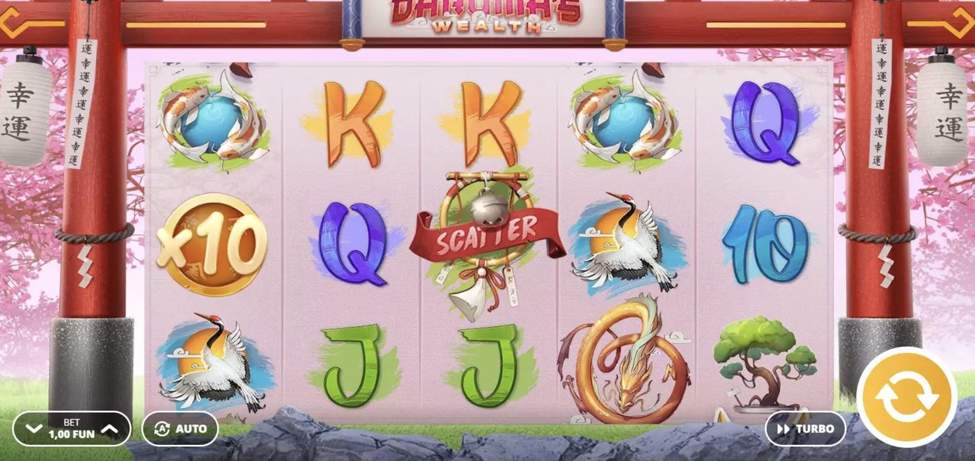 Daruma's Wealth: image of main menu