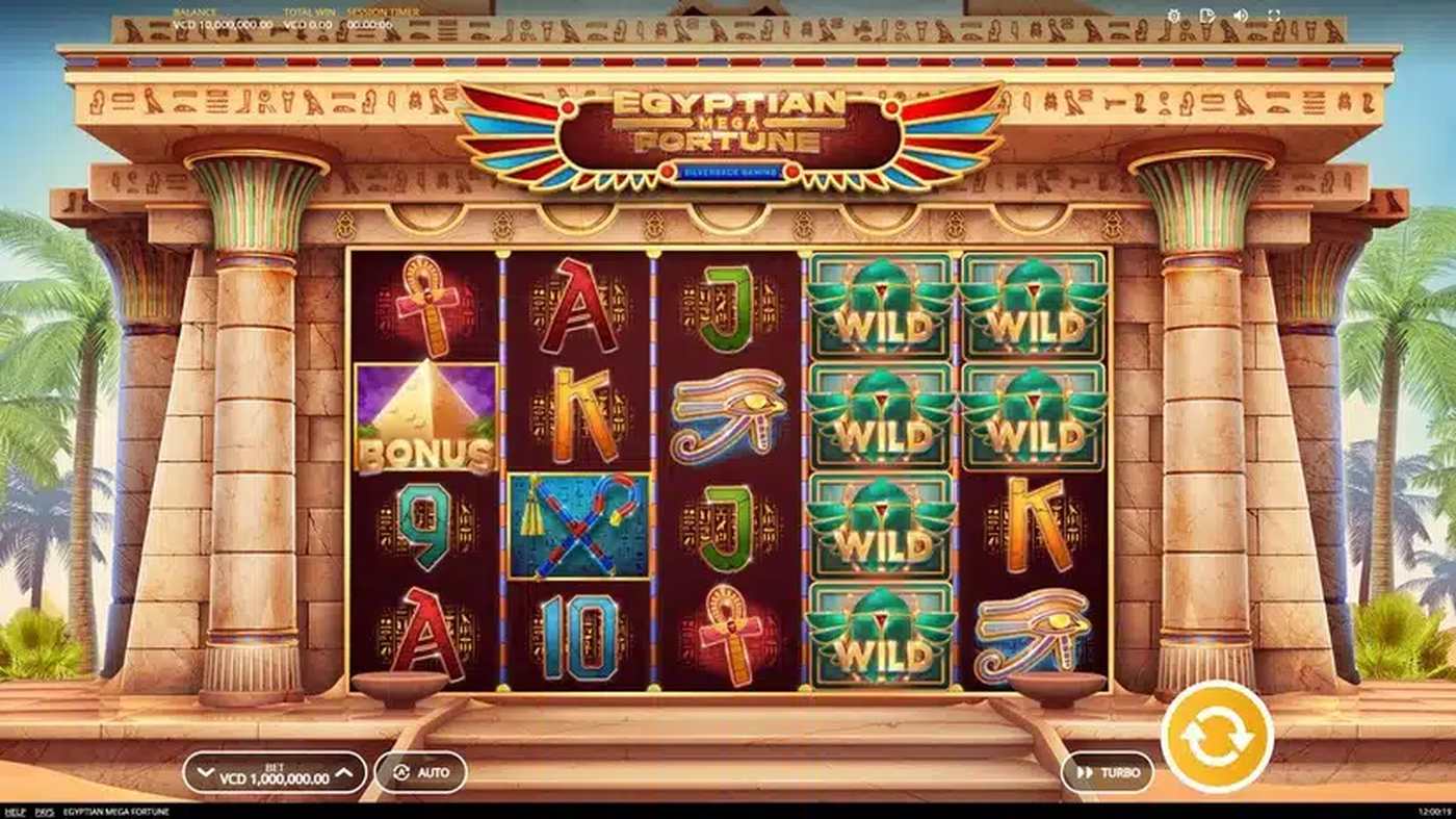 Egyptian Mega Fortune: image of main menu
