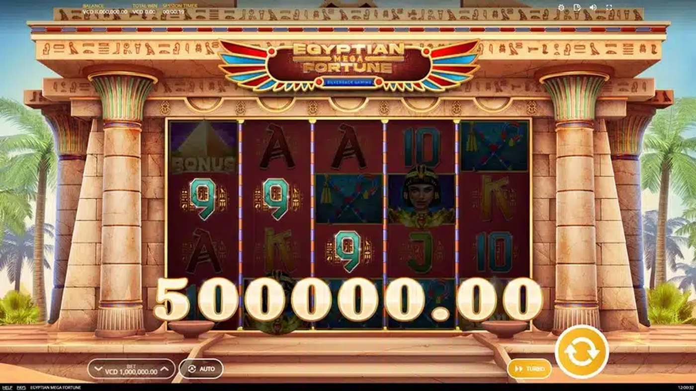 Egyptian Mega Fortune: image of winning