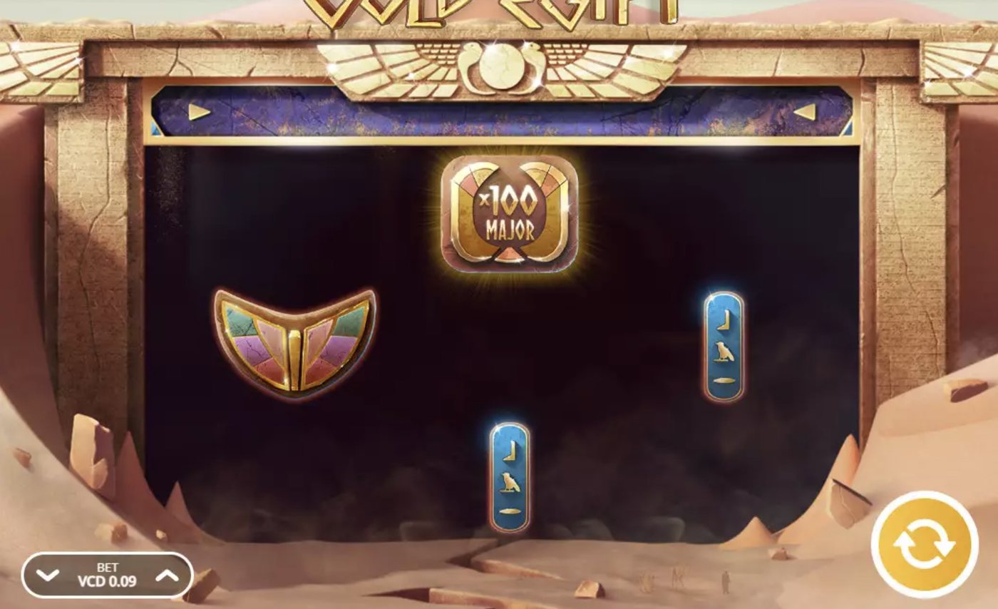 Gold of Egypt: image of main menu