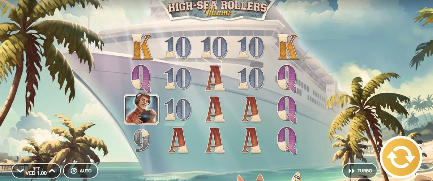 High-Sea Rollers: image of main menu