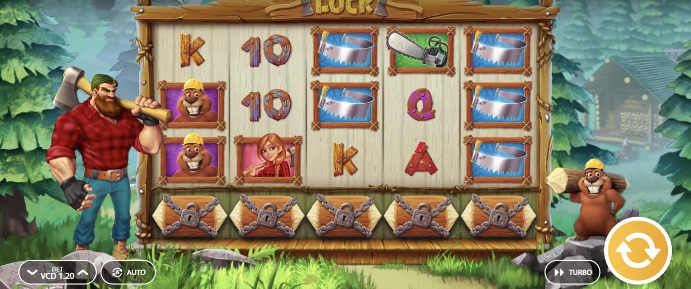 Lumberjack's Luck: image of main menu
