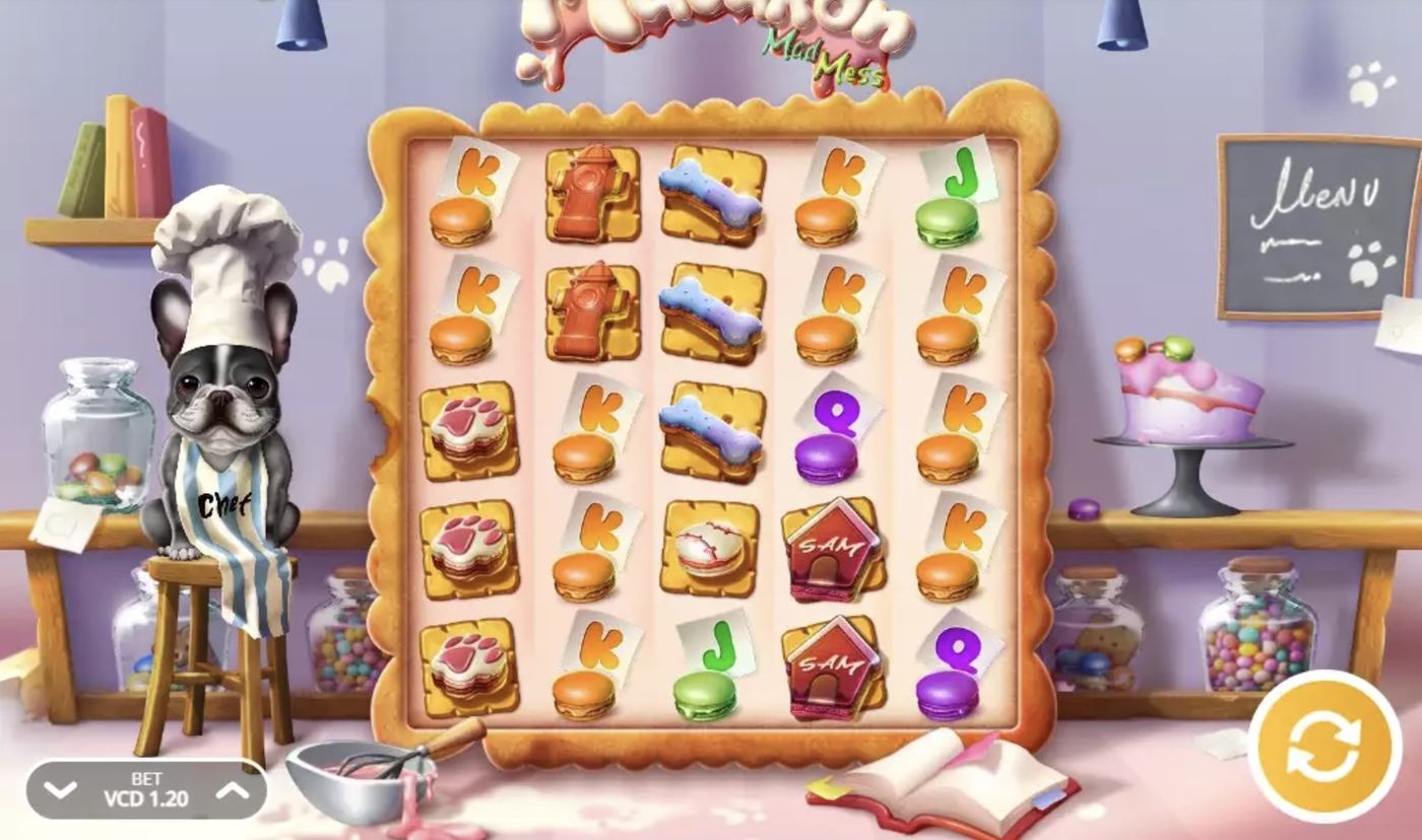 Macaron Mad Mess: image of main menu