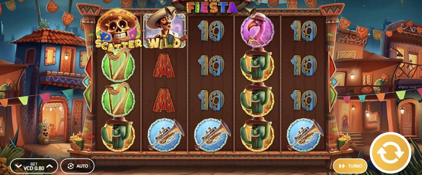 Mariachi Wild Fiesta: image of main menu