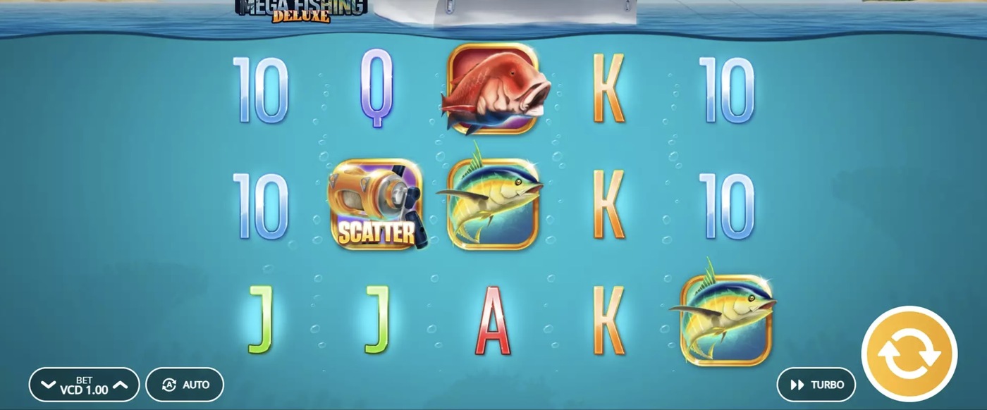 Mega Fishing Deluxe: image of main menu