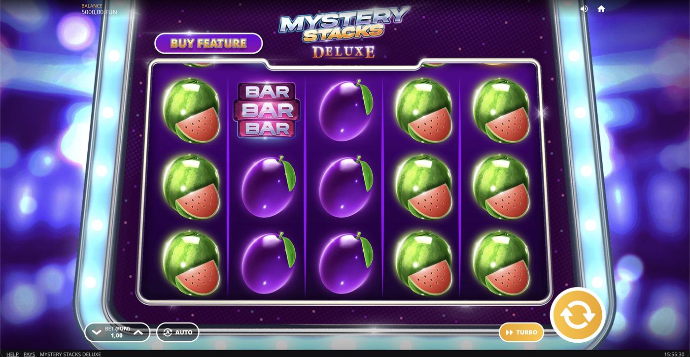Mystery Stacks Deluxe: image of main menu