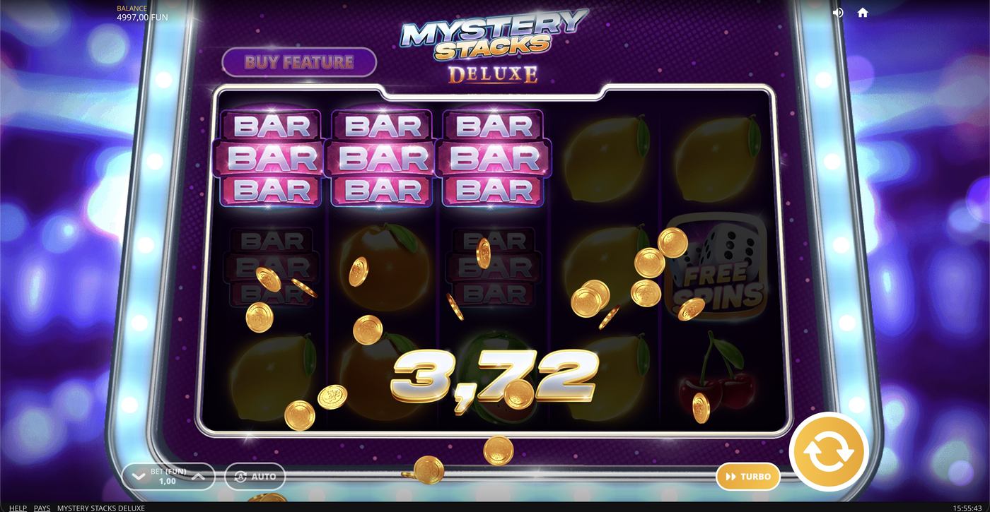 Mystery Stacks Deluxe: image of winning