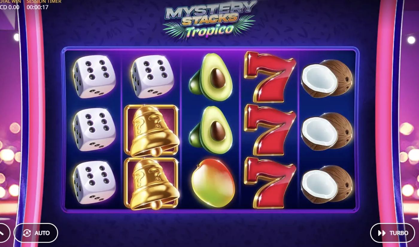 Mystery Stacks Tropico: image of main menu