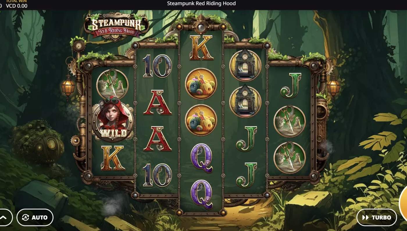 Steampunk Red Riding Hood: image of main menu
