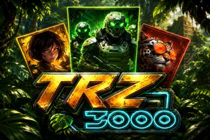 TRZ 3000 Online Slot Logo
