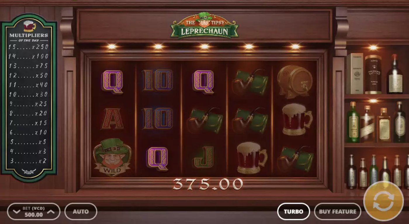 The Tipsy Leprechaun: image of winning