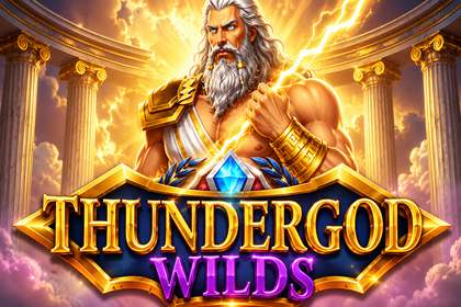 Thundergod Wilds Online Slot Logo