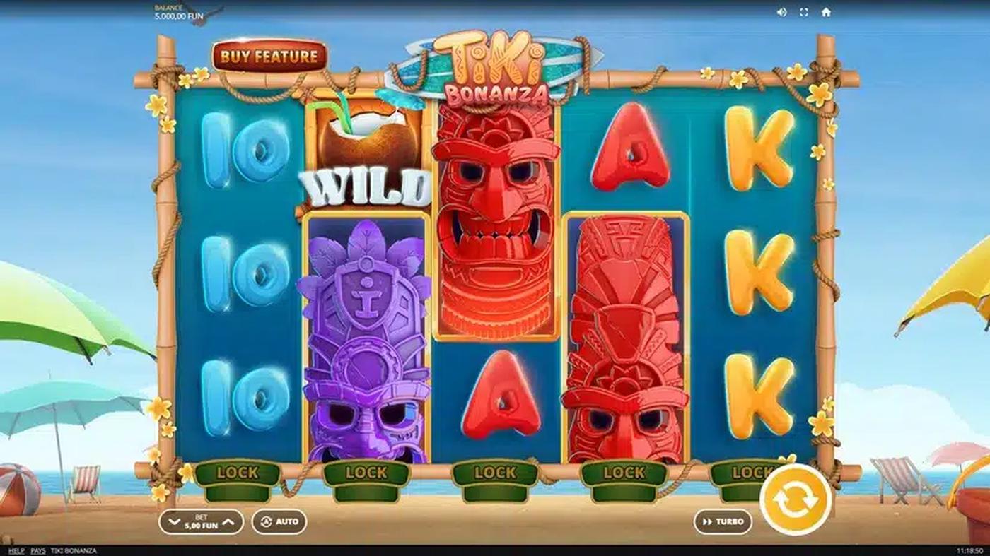 Tiki Bonanza: image of main menu