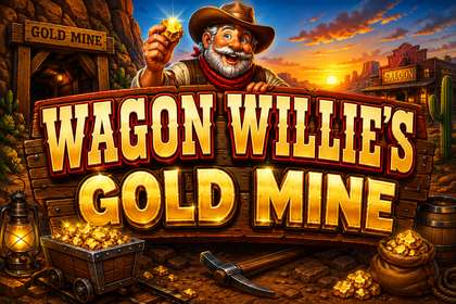 Wagon Willie's Gold Mine Online Slot Logo