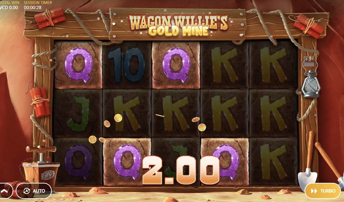 Wagon Willie's Gold Mine: image of winning