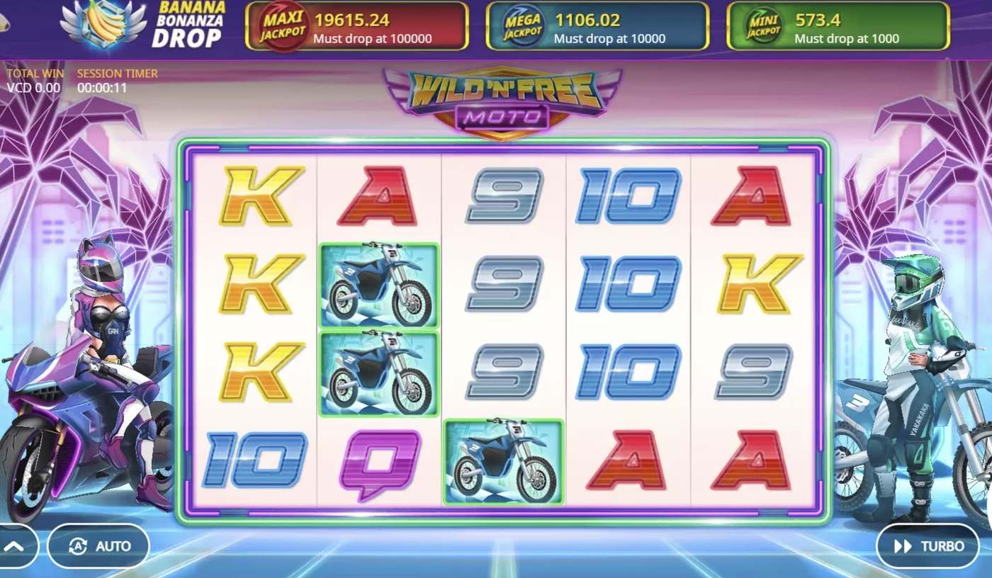 Wild 'N' Free Moto: image of main menu
