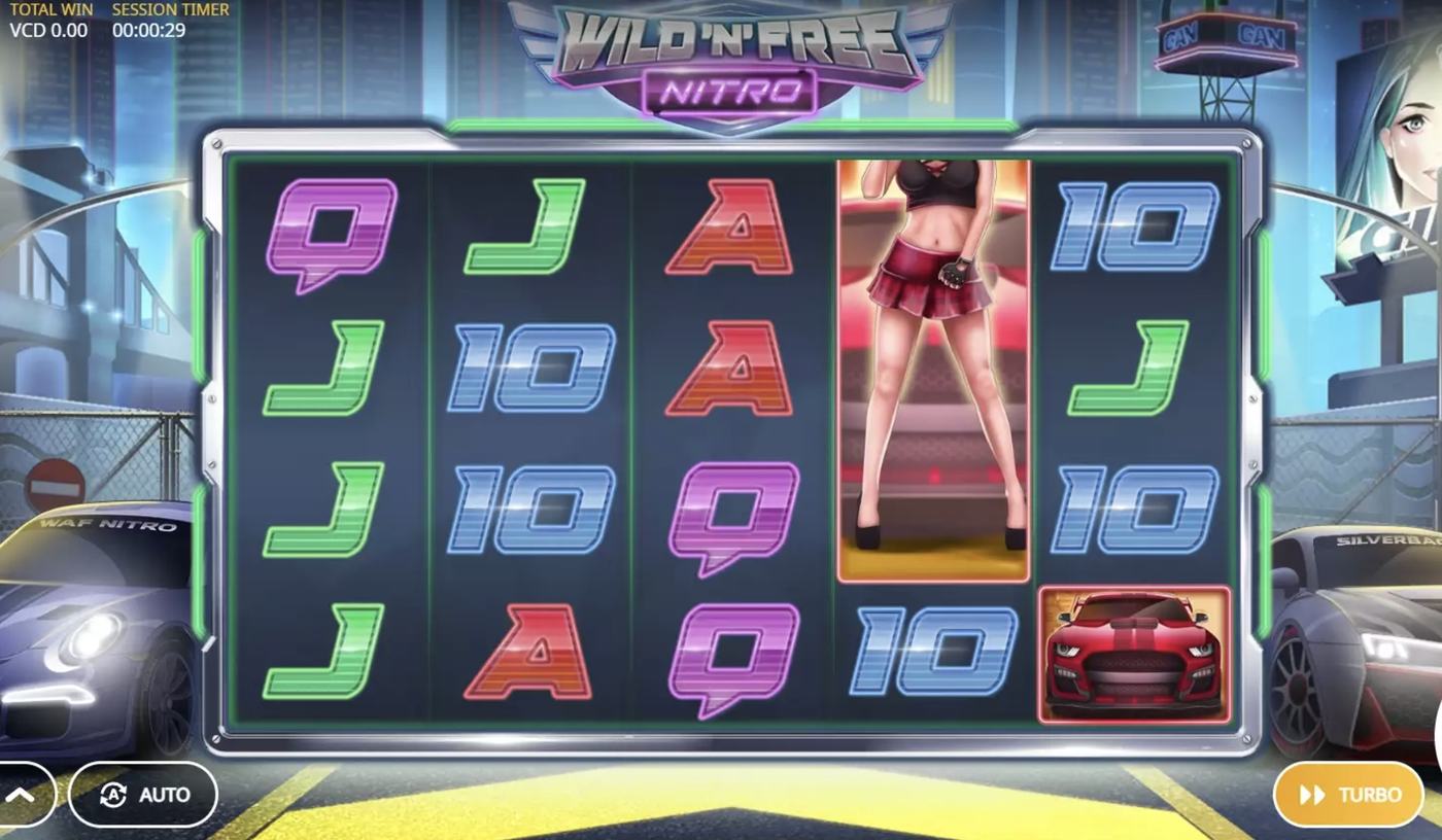 Wild 'N' Free Nitro: image of main menu
