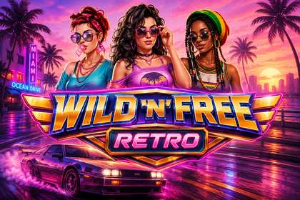 Wild 'N' Free Retro Online Slot Logo