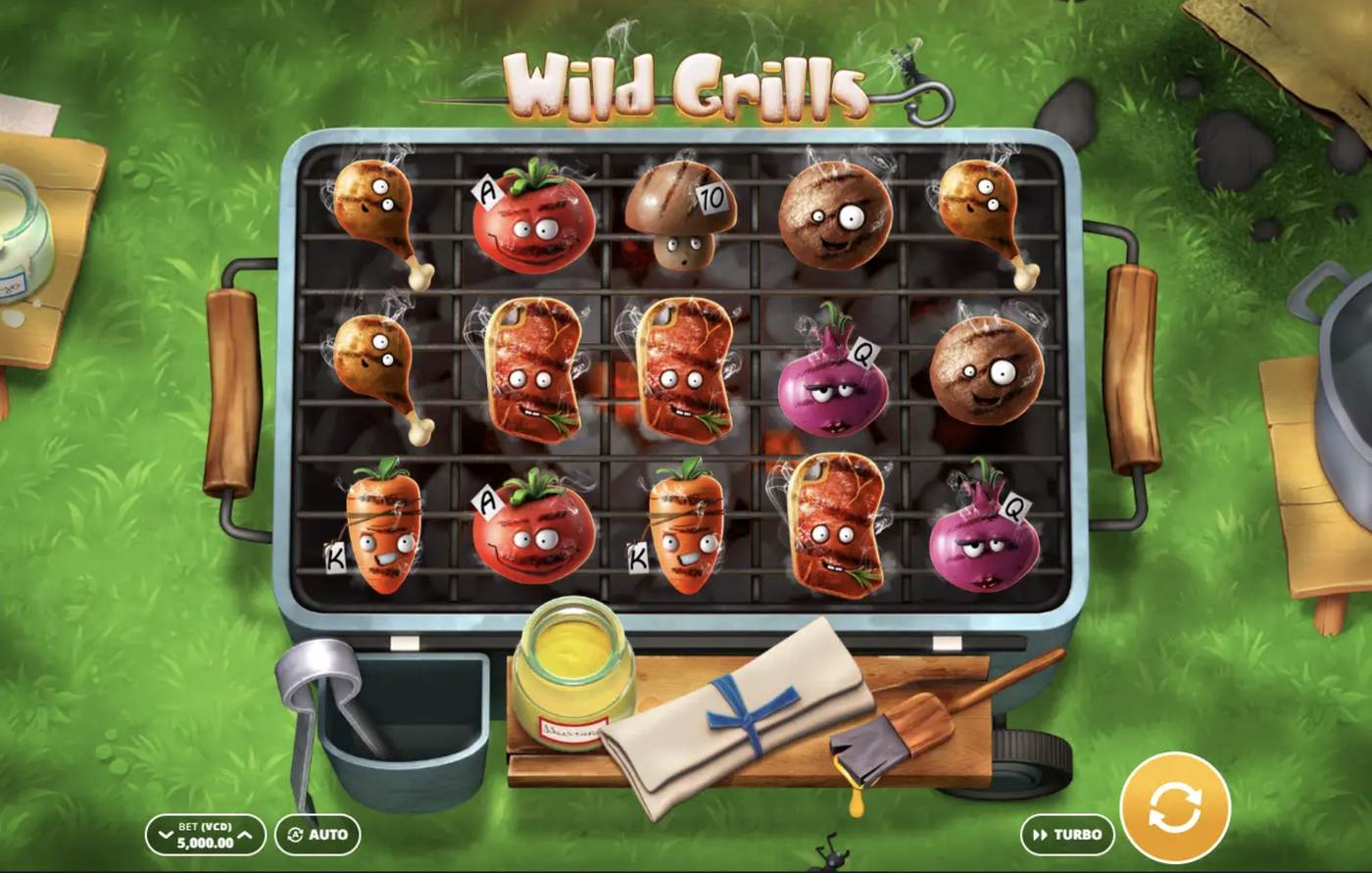 Wild Grills: image of main menu