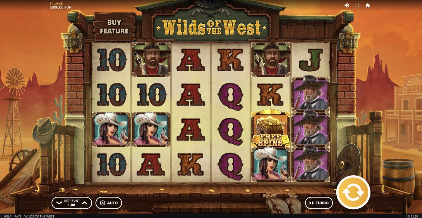 Wilds of the West: image of main menu