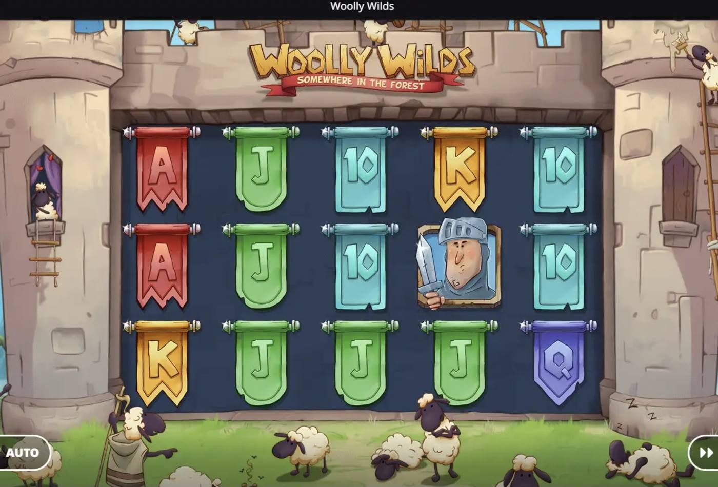 Wolly Wilds: image of main menu