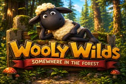 Wolly Wilds Online Slot Logo