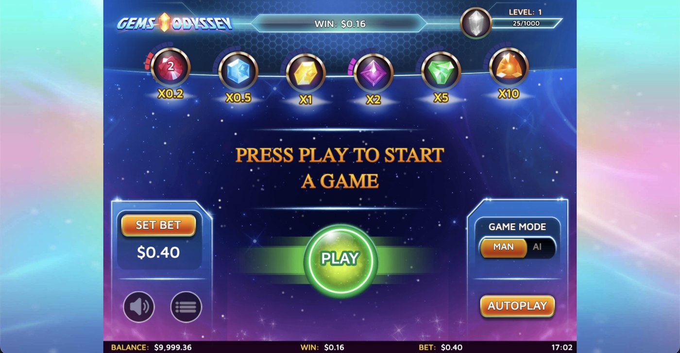 Gems Odyssey: image of winning