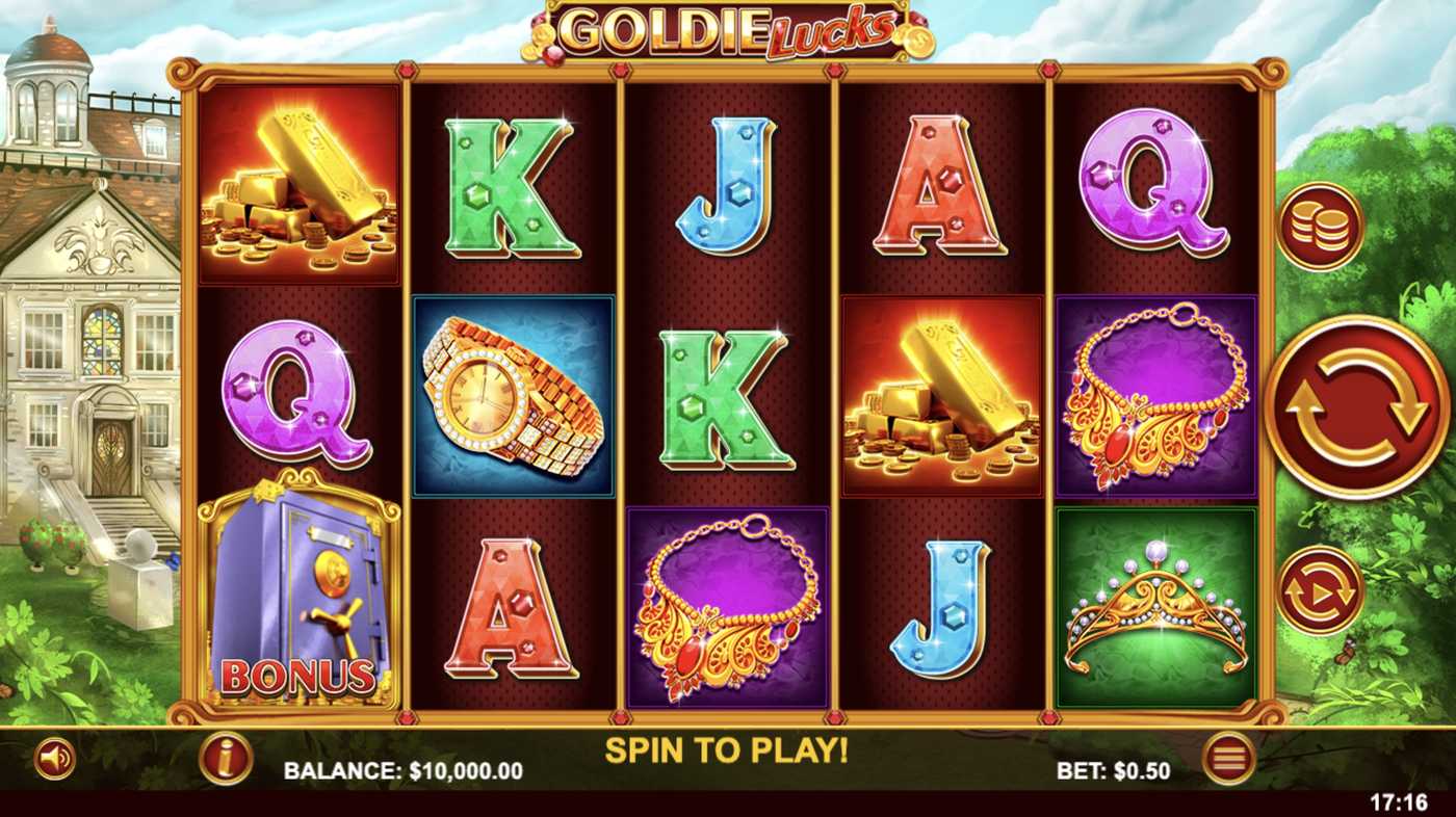 Goldie Lucks: image of main menu