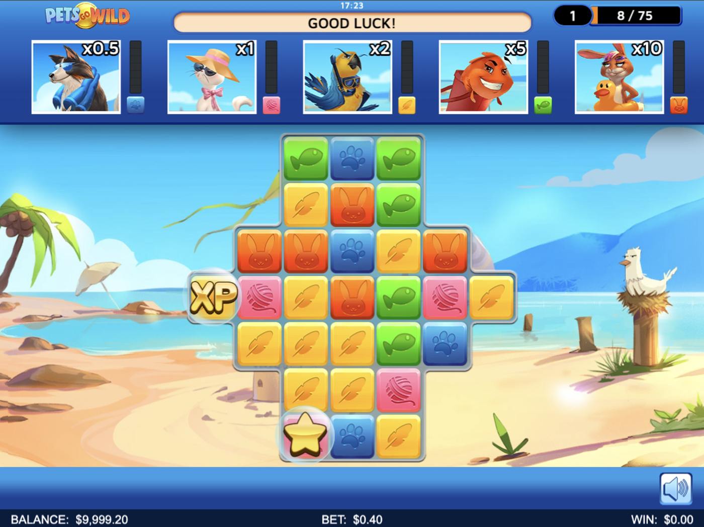 Pets Go Wild: image of main menu