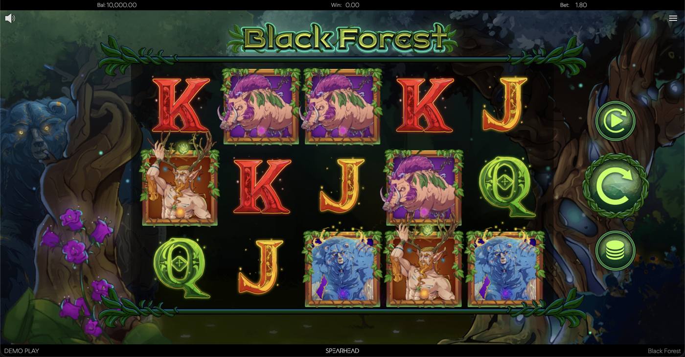 Black Forest: image of main menu