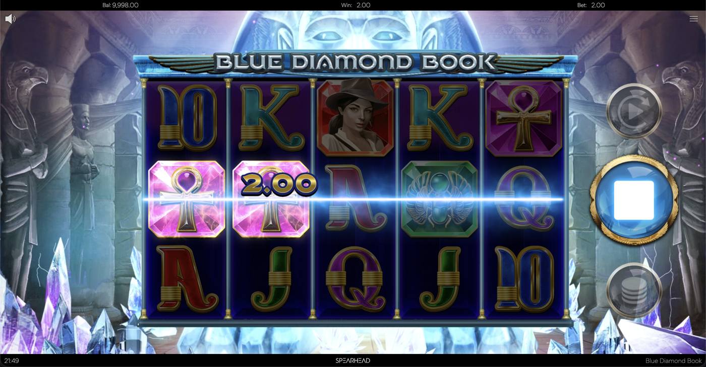 Blue Diamond Book: image of winning