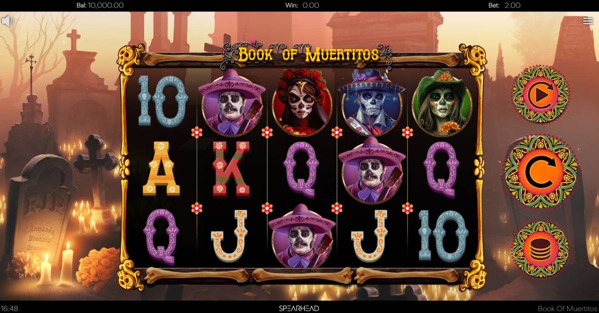 Book of Muertitos: image of main menu
