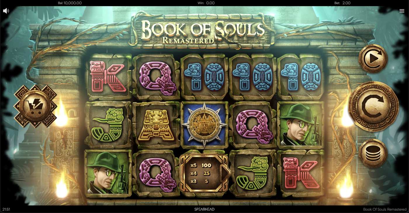 Book of Souls Remastered: image of main menu