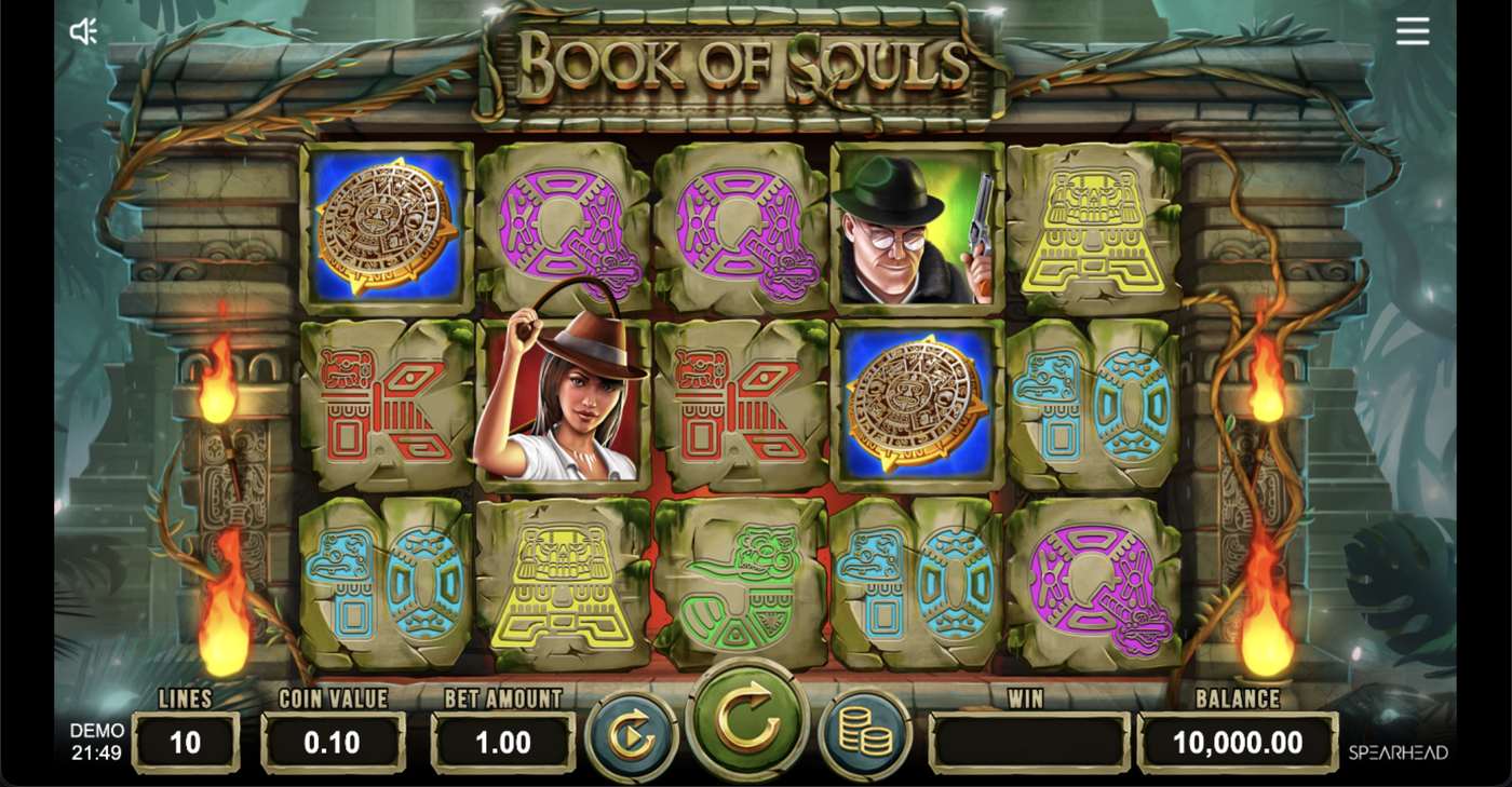 Book of Souls: image of main menu