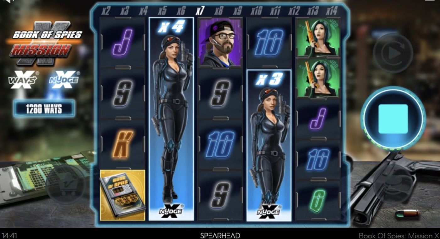 Book of Spies Mission X: image of main menu