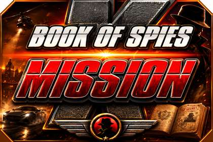 Book of Spies Mission X Online Slot Logo