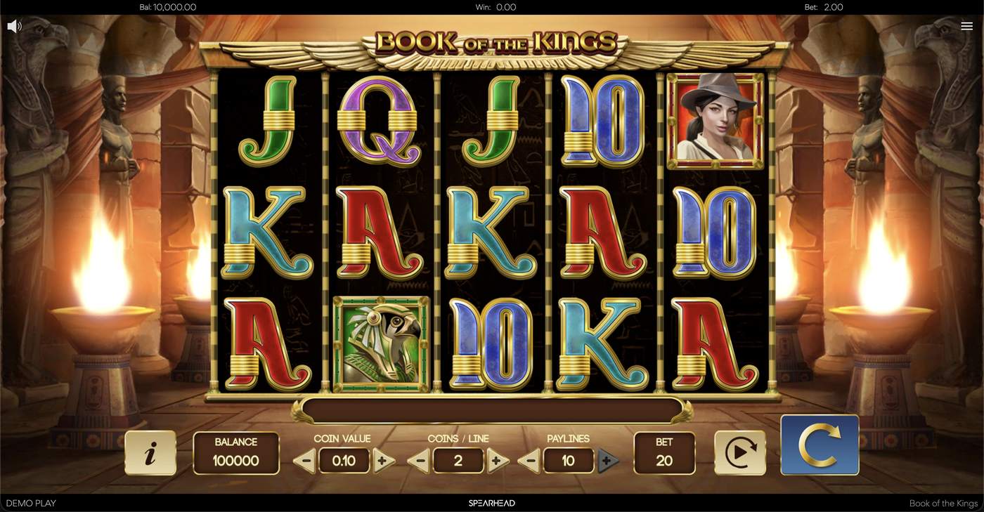 Book of the Kings: image of main menu