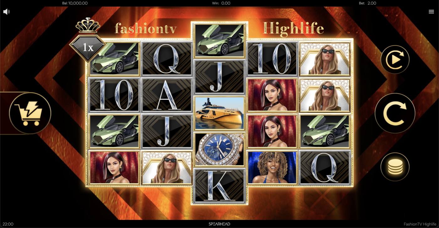 FashionTV Highlife: image of main menu