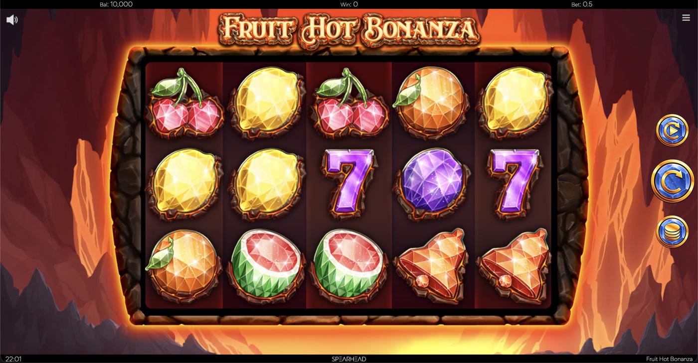 Fruit Hot Bonanza: image of main menu