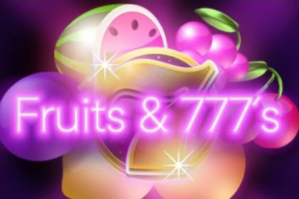 Fruits and 777s Online Slot Logo