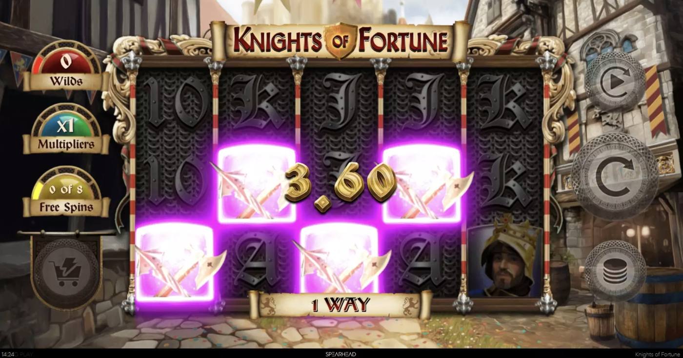 Knights of Fortune: image of winning