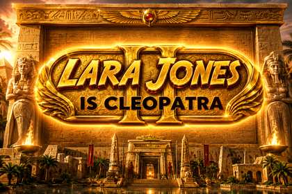 Lara Jones is Cleopatra 2 Online Slot Logo