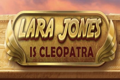 Lara Jones is Cleopatra Online Slot Logo