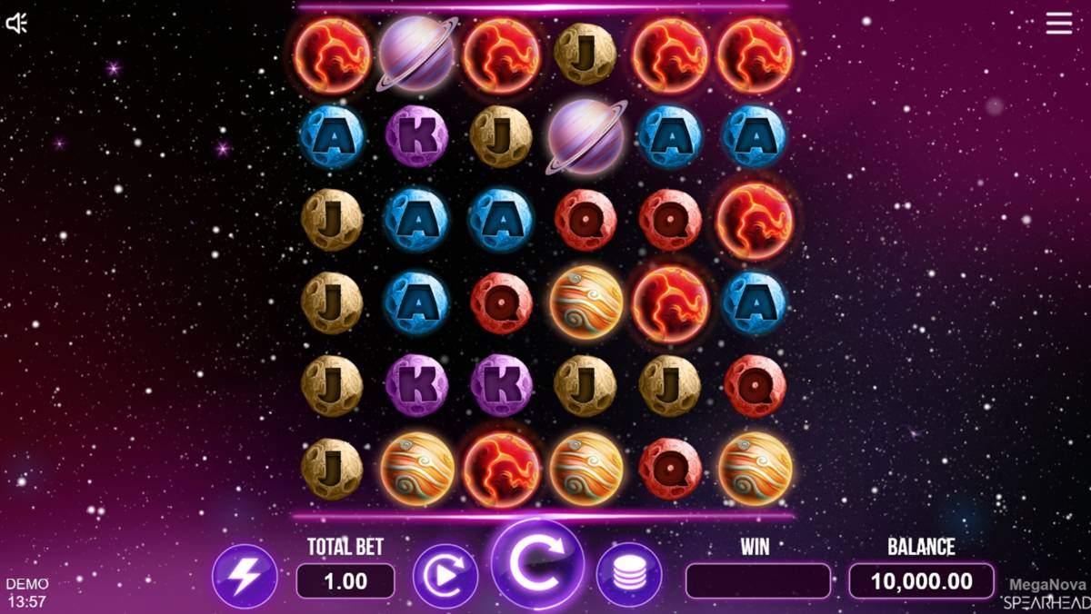 Meganova: image of main menu