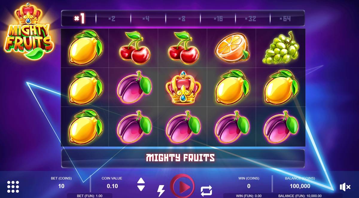 Mighty Fruits: image of main menu