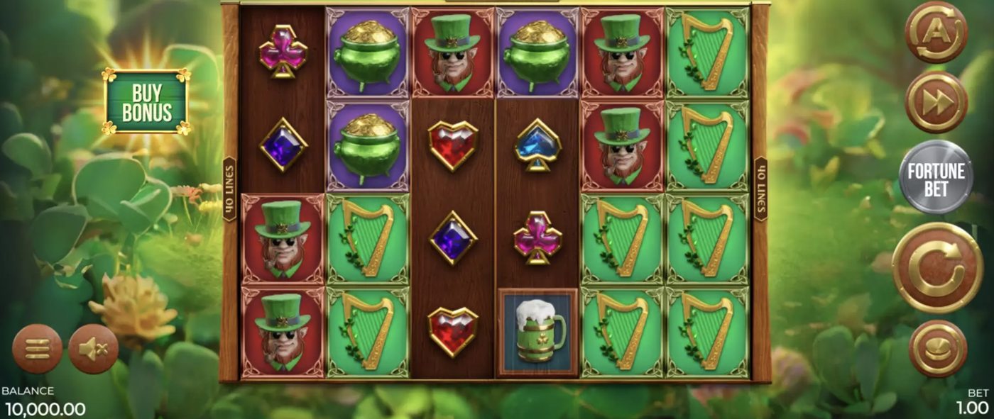 Shamrock Surprise: image of main menu