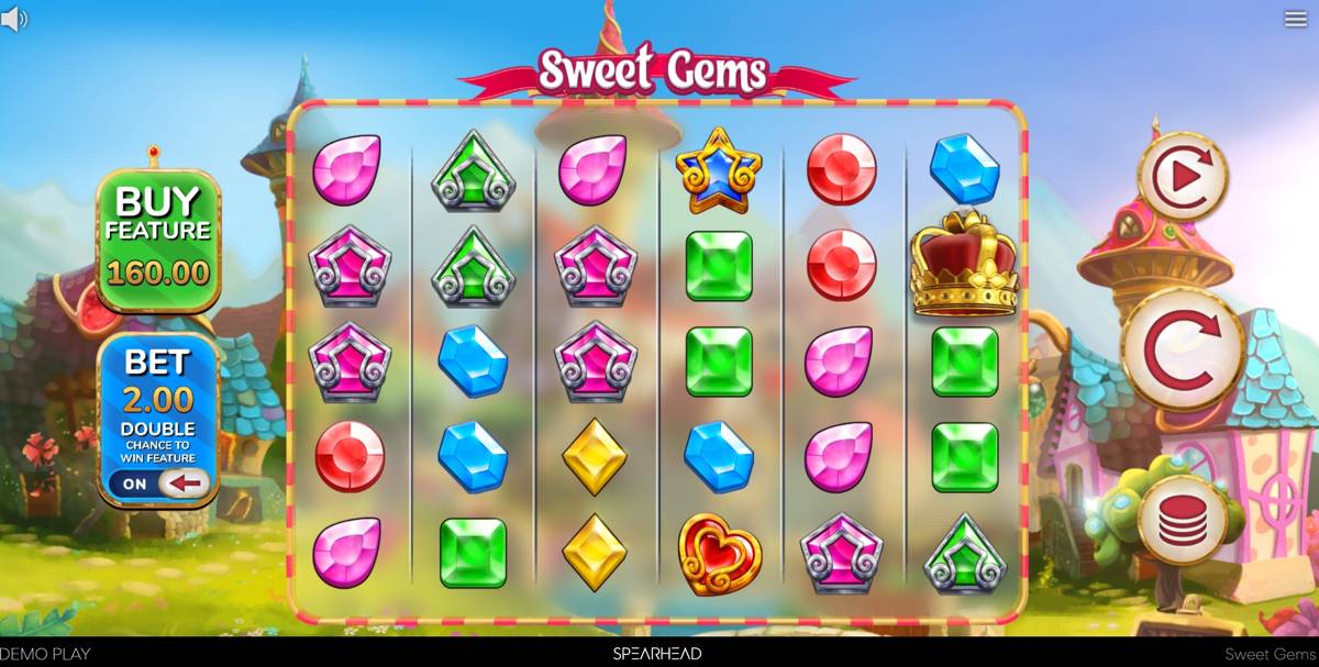 Sweet Gems: image of main menu
